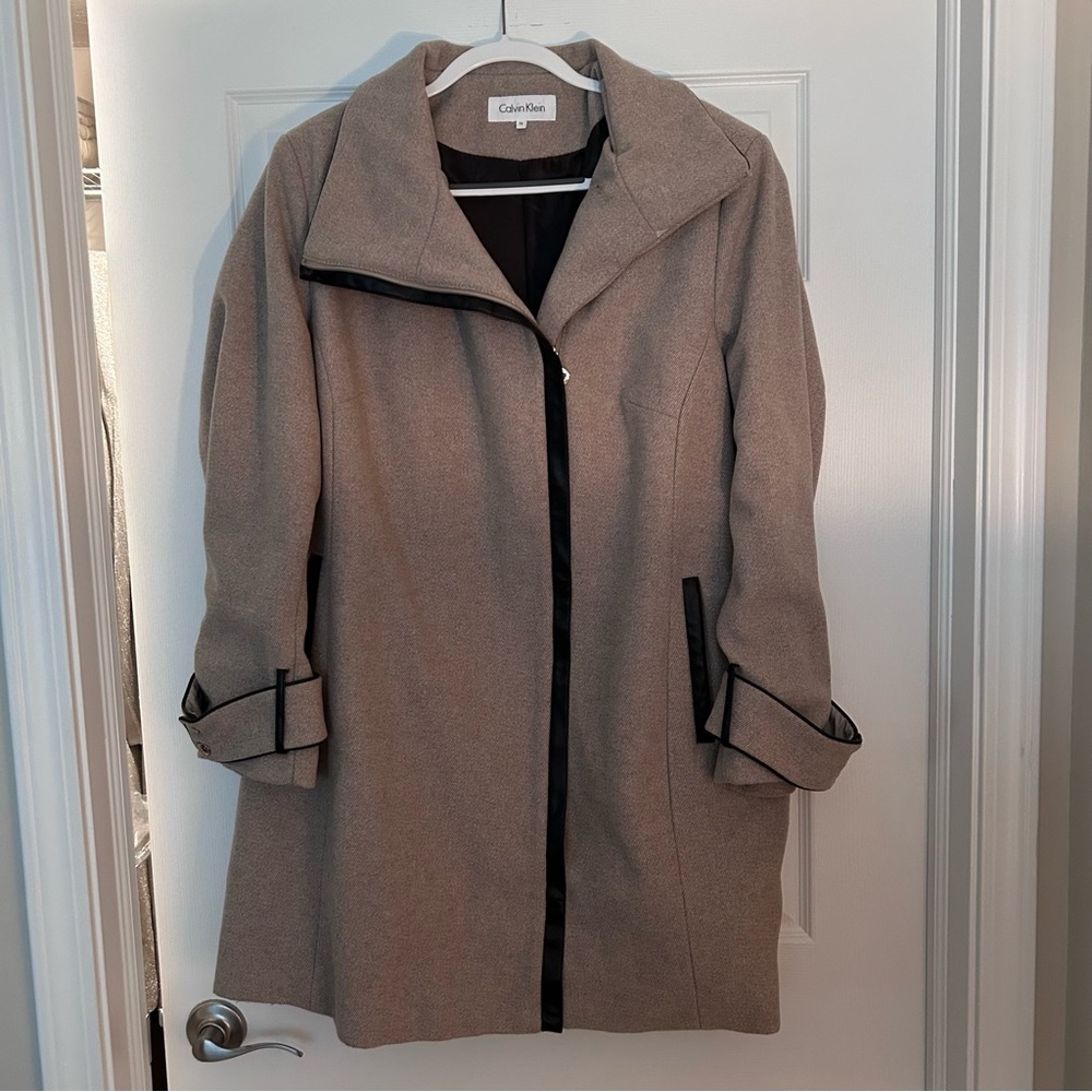 Calvin Klein wool coat, 2X